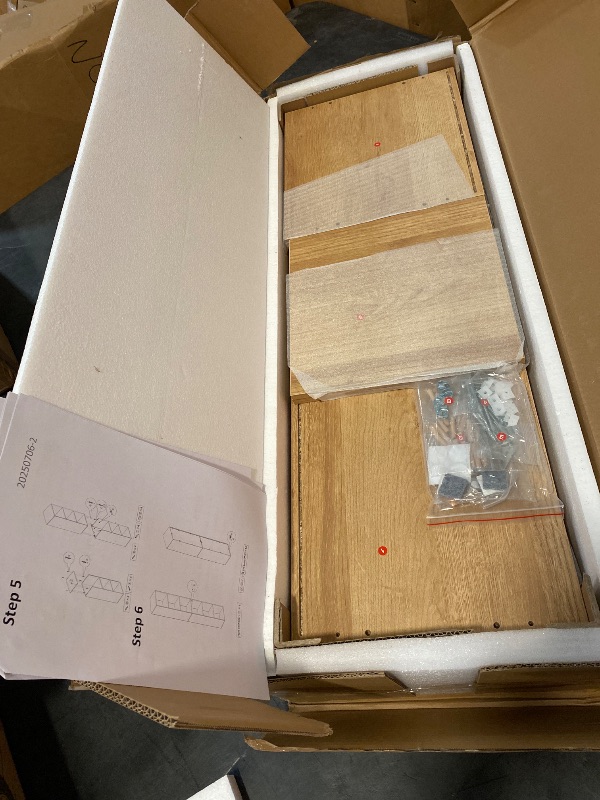 Photo 1 of Cube Shelf,6 Cube Storage Organizer, 6 Tier Cube Low Bookcase Freestanding Storage Display Organizer, Six-Cubes Open Shelf Bookshelf for Home Office (Oak, 6-Cube)