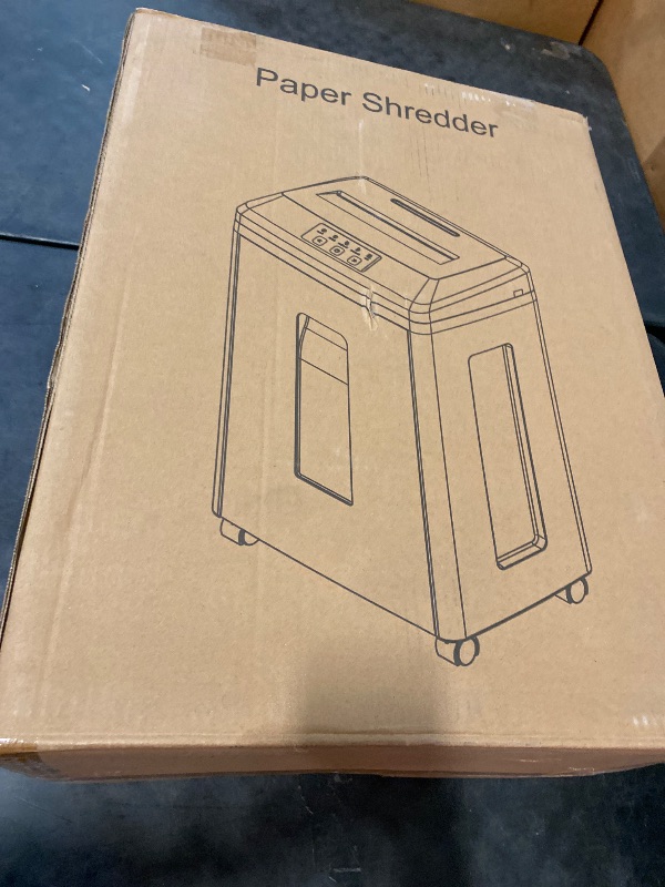 Photo 1 of Professional Commercial Paper Shredder: P-7 Security Super Micro-Cut 1x1.7mm 7 Sheets/CDs/Cards/Staples 6-Gal Bin Heavy Duty for Home/Office/Industrial/Business Use-Confidential Documents