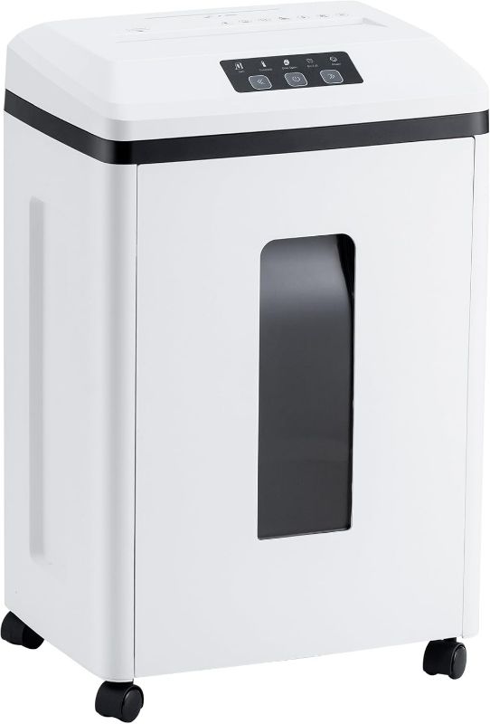 Photo 1 of Professional Commercial Paper Shredder: P-7 Security Super Micro-Cut 1x1.7mm 7 Sheets/CDs/Cards/Staples 6-Gal Bin Heavy Duty for Home/Office/Industrial/Business Use-Confidential Documents