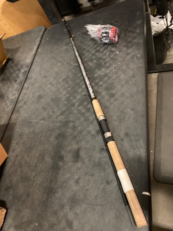 Photo 1 of Fiberglass Fishing Rod Combo with Conventional Reel, Durable P-Cork Rod Handle, Medium Heavy for Catfish Salmon and Steelhead