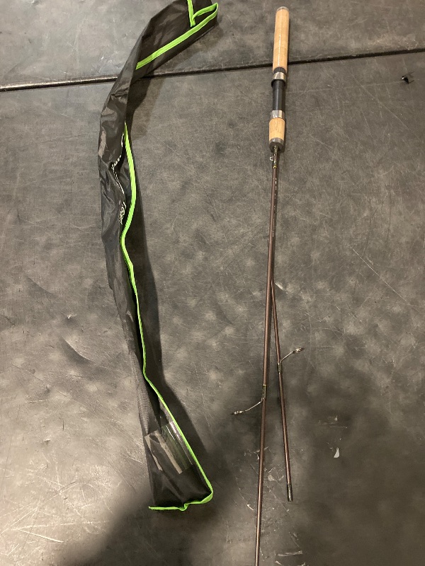 Photo 1 of Fishing Rods Graphite Lightweight Ultra Light Trout Rods 2 Pieces Cork Handle Crappie Spinning Fishing Rod