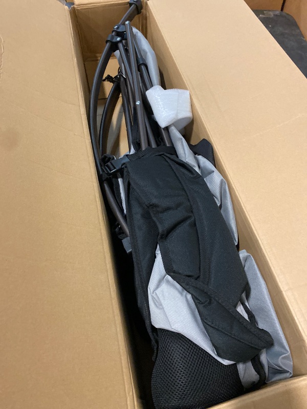 Photo 1 of Oversized Heated Camping Chair, Folding Rocking Camping Chairs with Luxury Padded Recliner,Carry Bag, 300 LBS Heavy Duty for Lawn/Outdoor/Picnic/Patio, Portable Rocker Camp Chair