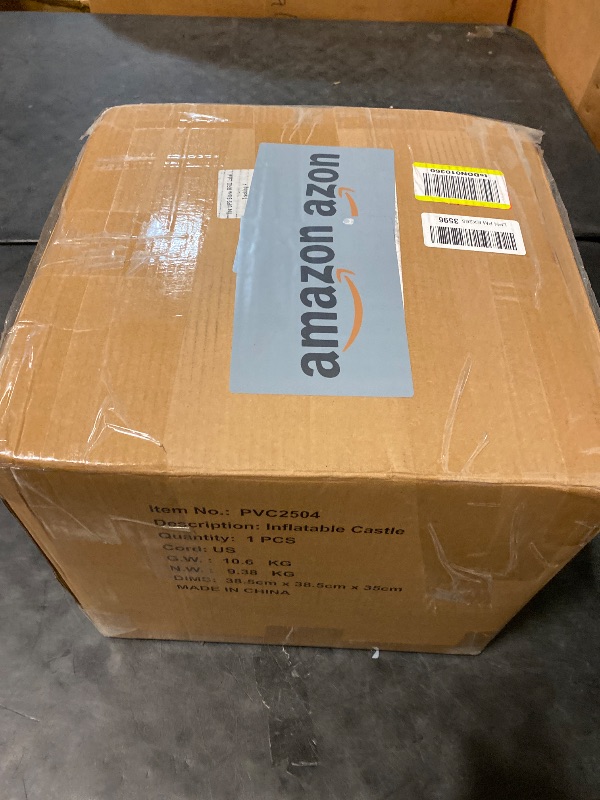 Photo 1 of Mini Inflatable Bounce House with Ball Pit, 5 in 1 PVC Kids Bouncy Castle with Electric Air Pump, Small Crown Jump House for Kids Ages 3-8, Toddlers Playhouse Bouncer, Indoor/Outdoor