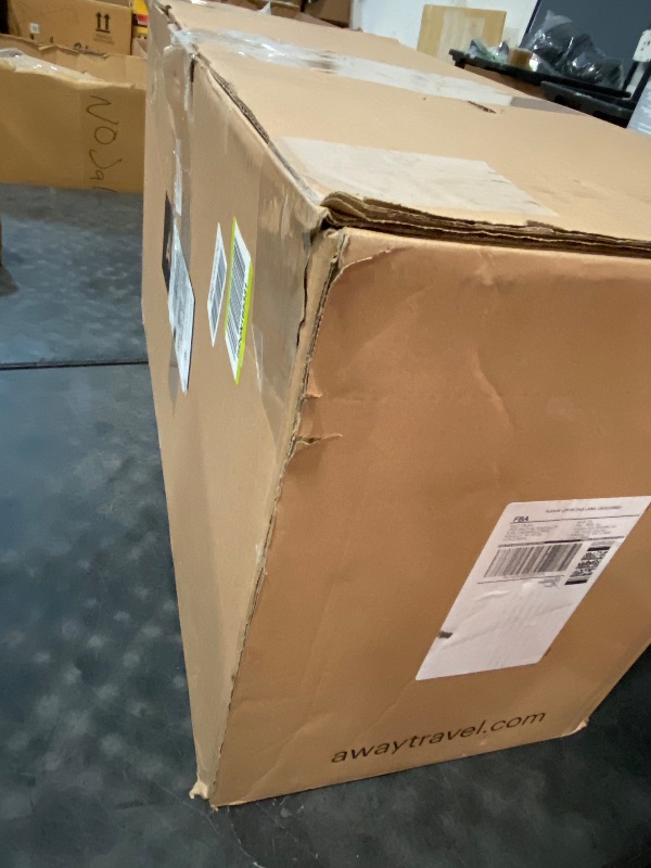 Photo 1 of Away Medium Checked Luggage, Lightweight Hard Shell Suitcase with Spinner Wheels, Durable Rolling Luggage, TSA Lock, 26 Inch, Cherry Red