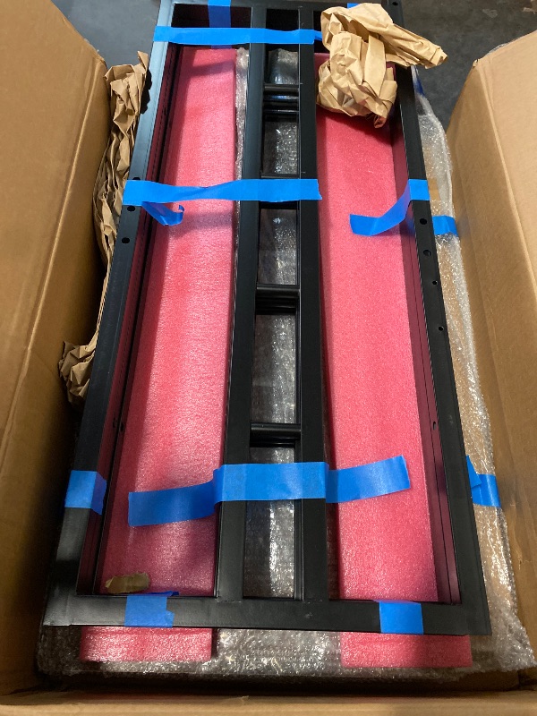 Photo 1 of Adjustable Kitchen Bakers Rack with Power Outlet,4-Tier Microwave Stand Kitchen Cart,Mini Fridge Stand with Storage,Bar Cabinet,Suitable for Office,Coffee Bar,Living Room,Patio, Black