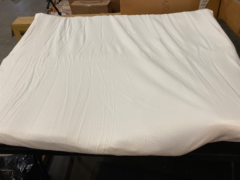 Photo 1 of Full Mattress Topper, 2 Inch Gel Memory Foam Mattress Topper for Dorm & College Students - Soft Cover with Straps, Pressure Relief, CertiPUR-US Certified