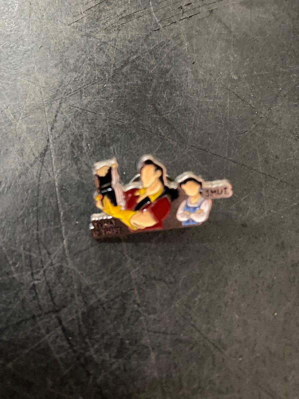 Photo 1 of Funny Smut Reader Enamel Pin, Reading Smutty Book Brooches, Fairy Tale Humor Reader Lapel Badges, Spicy Dark Romance Book Club Badges Brooch, Funny Bookish Smut Humor Decoration Pin Jewelry Accessories