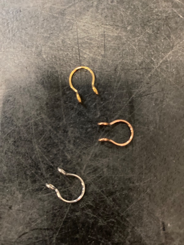 View 2 of Fake Septum Hoop Nose Ring - 20g, 8mm, Clip On, Gold, Rose Gold, Silver, Non-Pierced Faux Body Piercing Jewelry