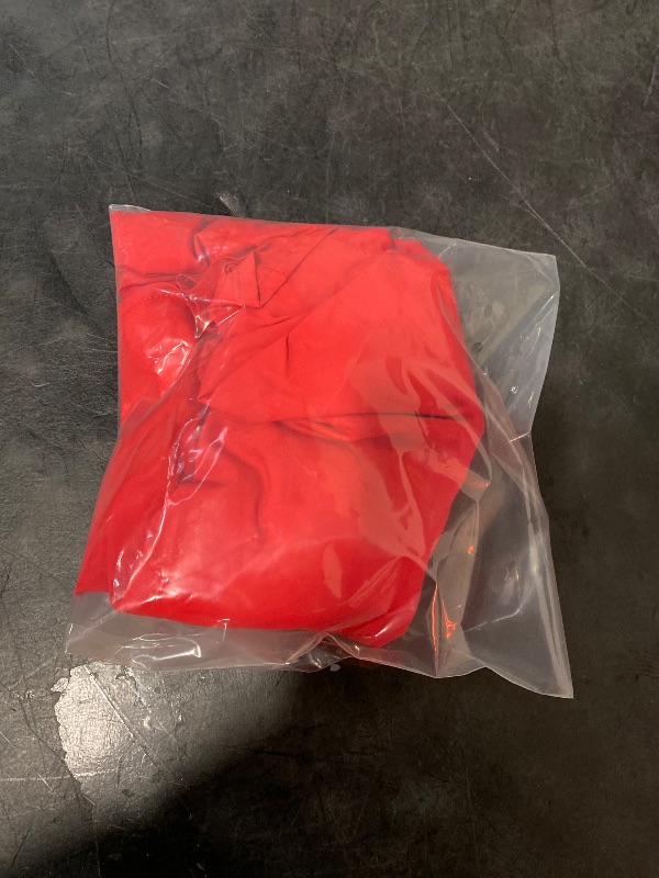 Photo 1 of XXS Women's Poplin Mini A-Line Dress Red