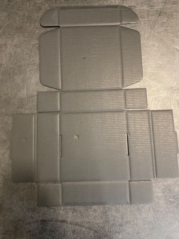 Photo 1 of Mcfleet 6x6x2" Small Black Shipping Boxes - 24 Pack Corrugated Cardboard Mailing Box Packaging for Small Business - Tab Locking Literature Mailer Boxes Flat Empty Gift Packing Boxes Supplies