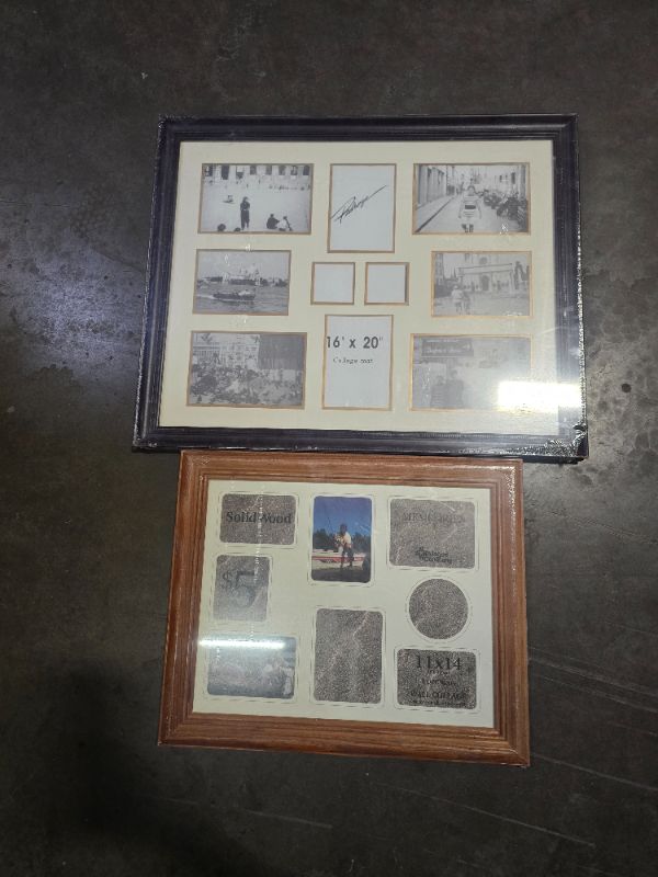 Photo 1 of 2 Pack Picture Frames 1 - 16x20 & 1- 11x14 