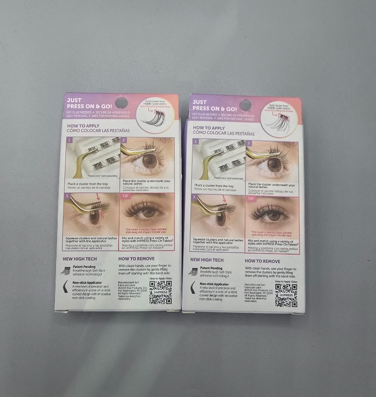 Photo 1 of 2 Pack KISS ImPRESS Press-on Falsies Styles : Edgy & Airy