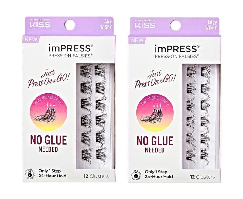 Photo 1 of 2 Pack KISS ImPRESS Press-on Falsies Styles : Edgy & Airy