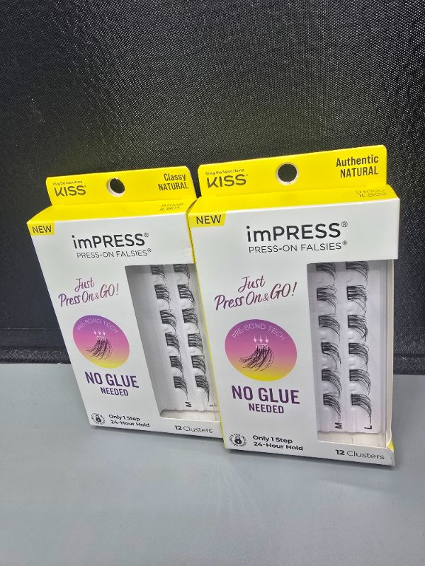 Photo 1 of 2 Pack KISS ImPRESS Press-on Falsies Styles : Authentic & Classy