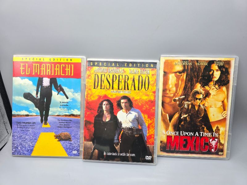 Photo 1 of Robert Rodriguez Mexico Trilogy (El Mariachi / Desperado / Once Upon A Time In Mexico)