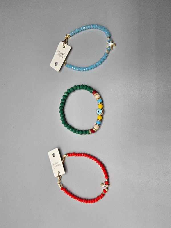Photo 1 of 3 Pack Evil Eye Bracelets 