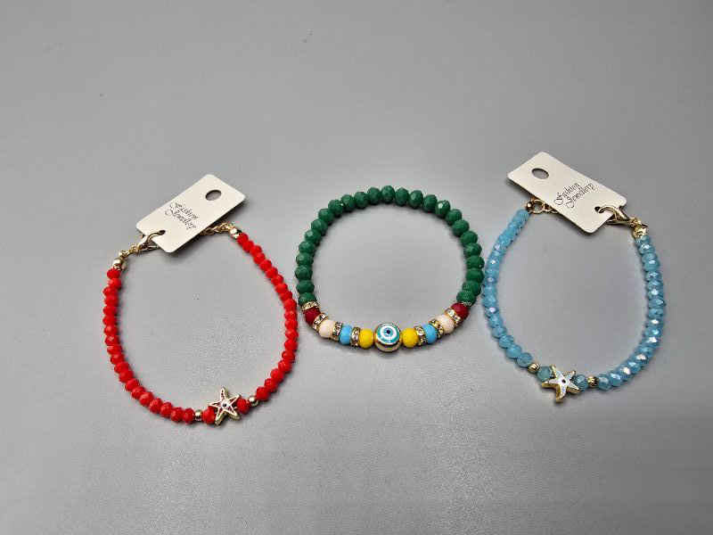Photo 1 of 3 Pack Evil Eye Bracelets 