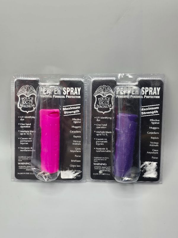 Photo 1 of 2 Pack Pepper Spray 