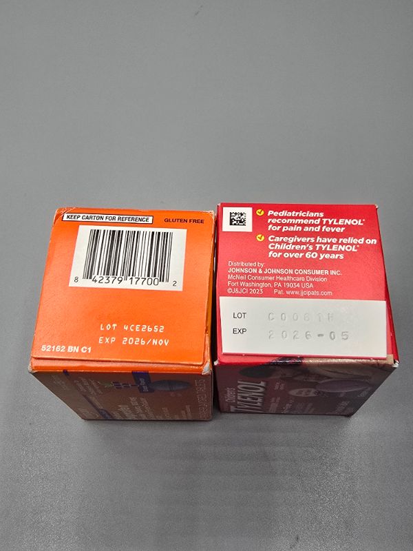 Photo 1 of 2 Pack Children's Chewables Tablets - 1 Ibuprofen 200mg & 1 Tylenol 160mg