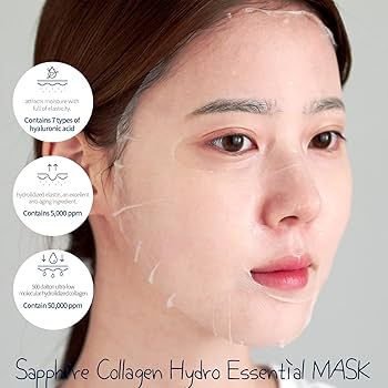 Photo 1 of WellDerma - Sapphire Collagen Hydro Essential Mask Set Contains 50,000 ppm of hydrolidized collagen