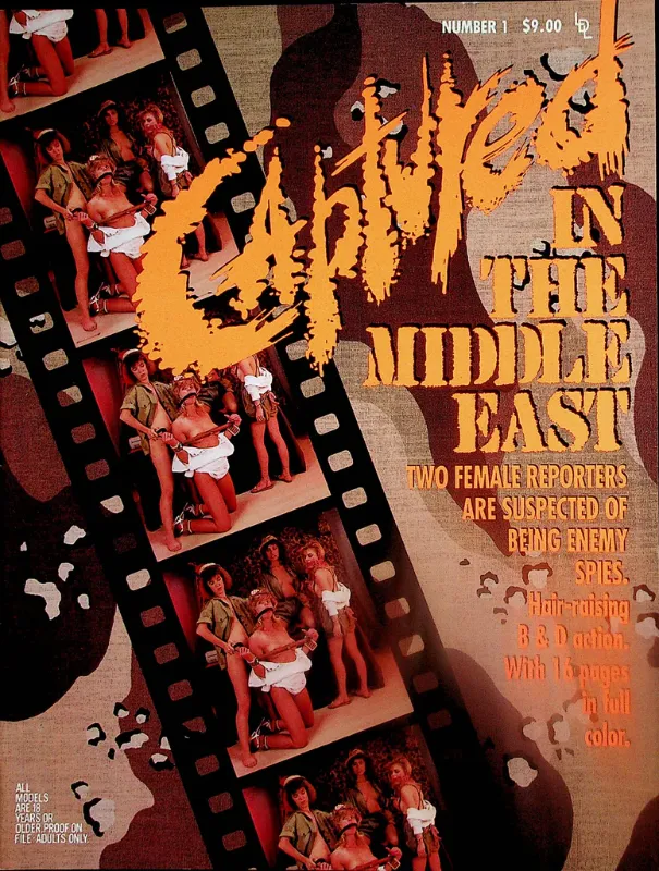 Photo 1 of Captured In The Middle East Bondage Magazine Innocence Abroad #1 1990 London Enterprises