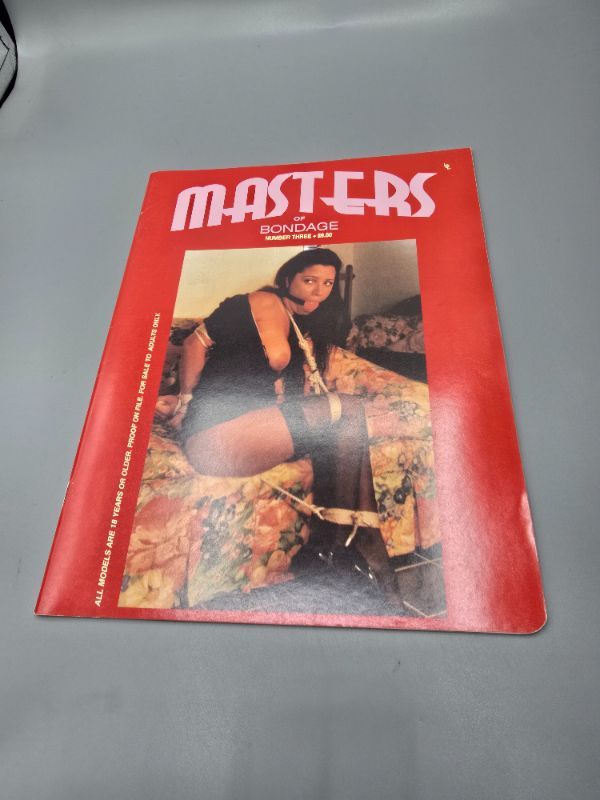 Photo 1 of Masters Of Bondage Magazine Ariele Cole #3 1996 London Enterprises