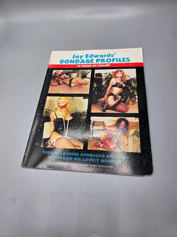 Photo 1 of Jay Edwards' Bondage Profiles Magazine Ashley Renee / Whitney Prescott #2 1990 London Enterprises