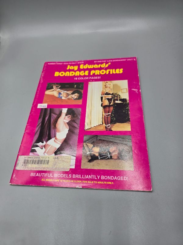 Photo 1 of Jay Edwards' Bondage Profiles Magazine No.3 December 1991