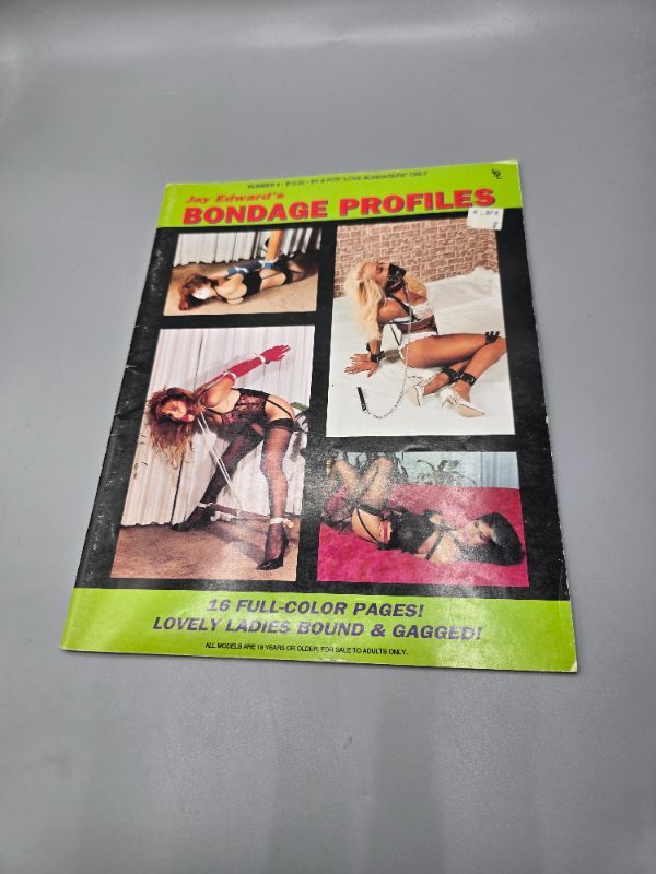 Photo 1 of Jay Edwards' Bondage Profiles Magazine No.4 December 1992