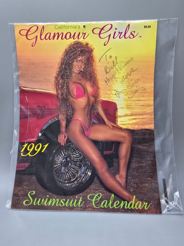 Photo 1 of California's Glamor Girls 1991 Swimsuit Calendar Signed Collectable