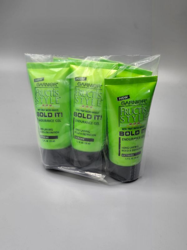 Photo 1 of 5 Pack 1.7oz Garnier Fructis Style BOLD IT! Enhancing Gel