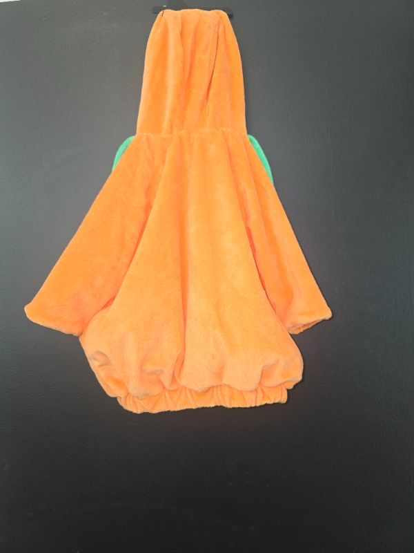 Photo 1 of 0-6m Infant Toddler Girls Plush Pumpkin Hooded Pullover Halloween Costume