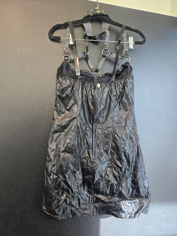 Photo 1 of M/L Leather Bondage Strap Dress With Choker