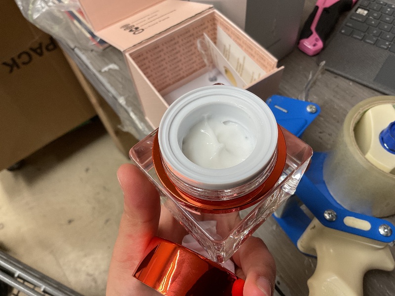 Photo 5 of Bio Thermal Cream Enriched with Ruby Dust for Plump Healthy Skin Powerful Antioxidants Infused With Neroli Oil Vitamin C Fights Acne and Scars Supports Collagen Production for Healthy Glow New 