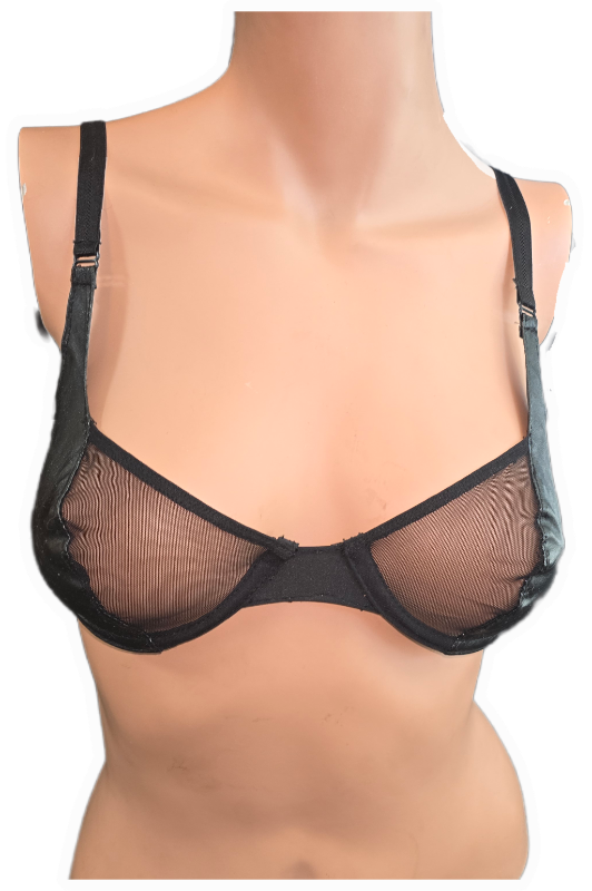 Photo 1 of M Allure Mesh & Leather Adjestable Bra