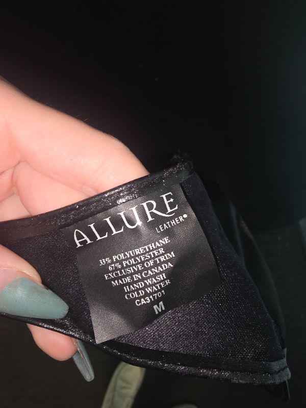 Photo 1 of M Allure Mesh & Leather Adjestable Bra