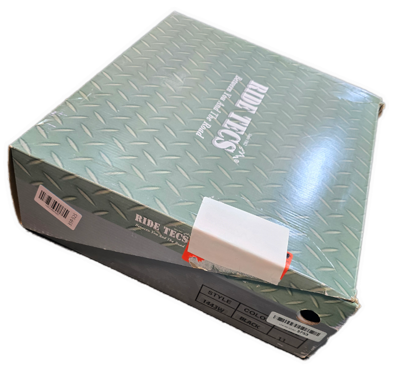 Photo 1 of S 11 RIDETECS 16" Motorcycle Men’s Side Boot Zipper Oiled Leather Boots