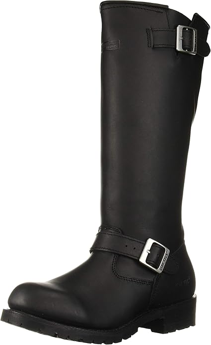 Photo 1 of S 11 RIDETECS 16" Motorcycle Men’s Side Boot Zipper Oiled Leather Boots