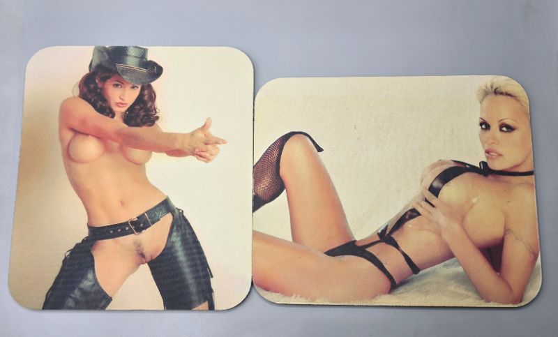 Photo 1 of 2 Pack Mouse Pads Ft Pamala Anderson & Friend
