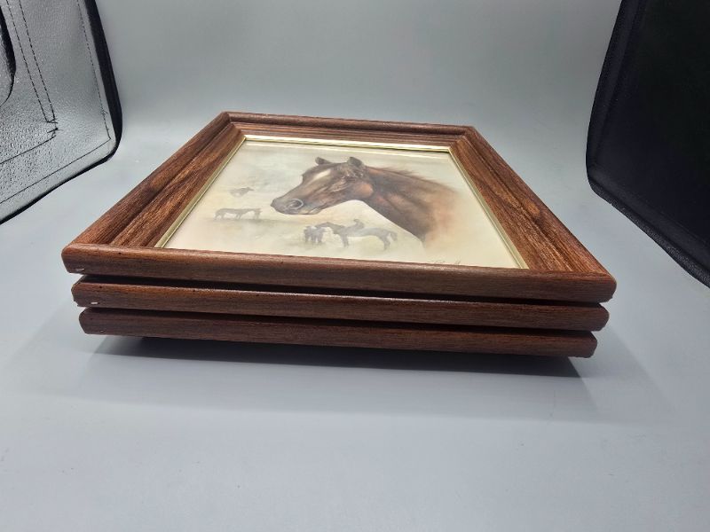 Photo 1 of Vintage 3 Ruane Manning Horses Art Prints Matted Donald Art Company 1992 
