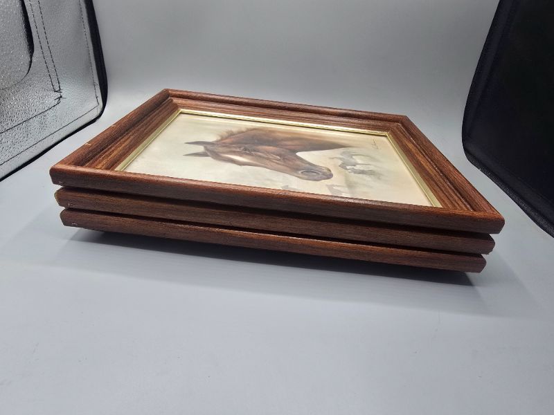 Photo 1 of Vintage 3 Ruane Manning Horses Art Prints Matted Donald Art Company 1992 