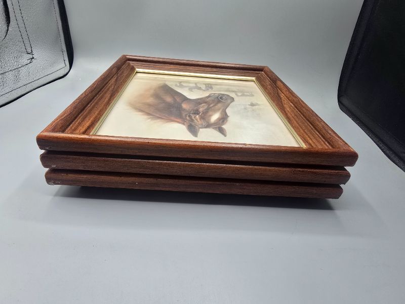 Photo 1 of Vintage 3 Ruane Manning Horses Art Prints Matted Donald Art Company 1992 