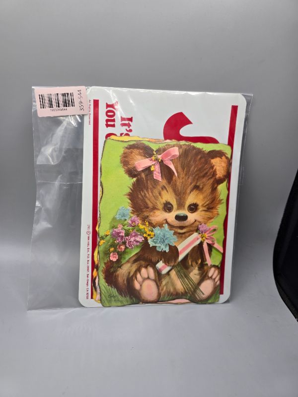 Photo 1 of 3 Vintage Greeting Cards & 1 Sign 