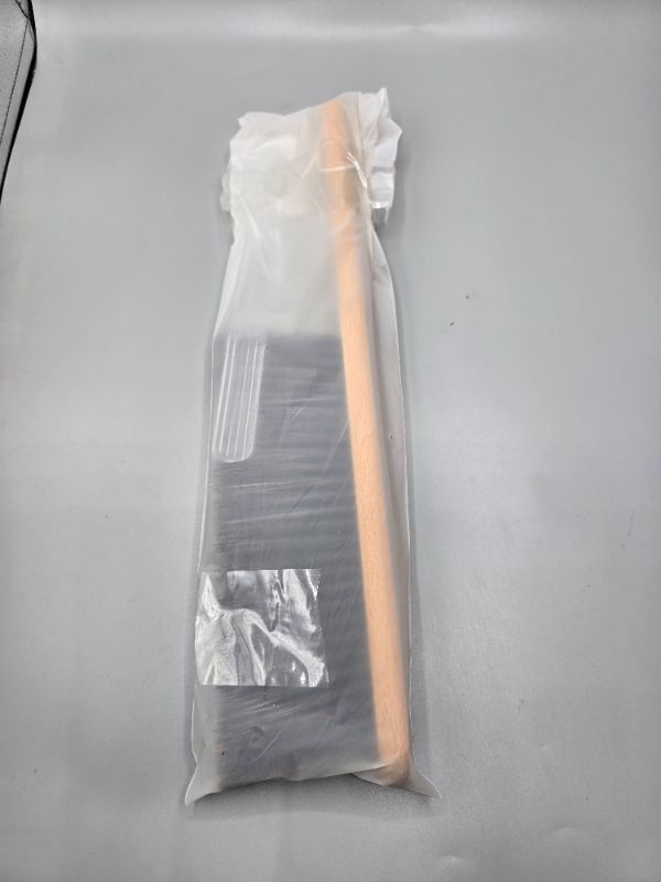 Photo 1 of Hemoton Practical Bed Brush Cleaning Brown Brush Duster Wooden Handle Large Surface Soft Bristles