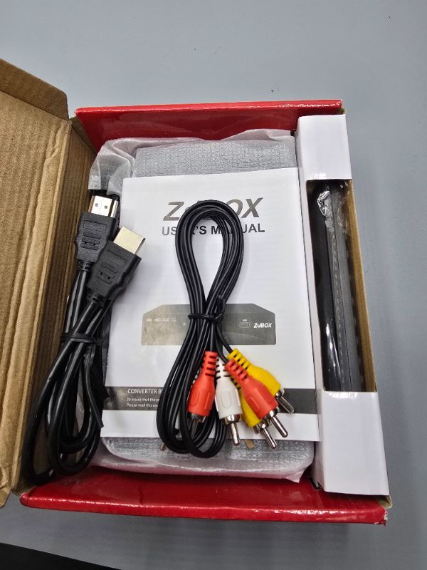 Photo 1 of Digital TV Converter Box, ATSC Tv Tuner - ZJBOX for Analog HDTV Live 1080P with Recording&Playback,HDMI Output, Timer Setting TV Tuner Function Digital Channel Free