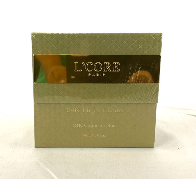Photo 1 of 24k Nourishing Night Cream Provides Anti-Aging with Powerful Antioxidants Organic Botanicals Hyaluronic Acid and 24k Gold to Hydrate Replenish and Renew Skin While You Sleep Fresh Radiant Looking Skin New