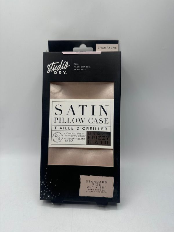 Photo 1 of 20x26 Pink Satin Pillowcase Eses Hair By Reducing Damage Frizz & Split Ends While Sleeping New