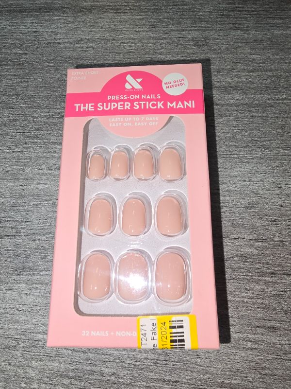 Photo 1 of Olive  June Fake Nails - XS Round - Pointe - 32ct