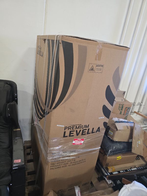 Photo 1 of Premium Levella Glass Door Refrigerator Beverage Display Cooler-18.0 cu ft-Silver - Adjustable Shelves Double & Layered Glass Doors. Temp Range 32-50 degrees Fahrenheit. Product Dimensions: (in):W: 39.4 D: 22.83 H: 73.11 Weight: 254.00 lb - Master Box Dim