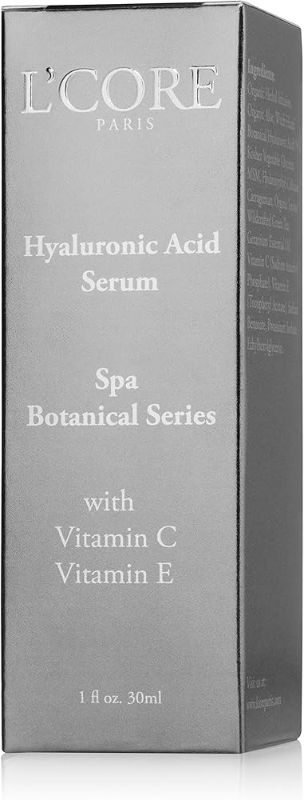 View 2 of Hyaluronic Acid Serum Highly Concentrated Leaving Skin Hydrated and Moisturized Reduce Appearance of Fine Lines and Wrinkles Infused with Vitamin E and C Provides Antioxidants Reduces Inflammation Daily Use for All Skin Types New